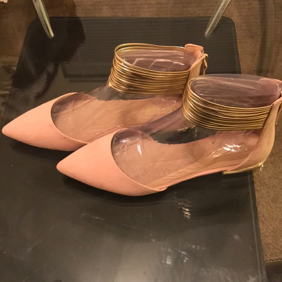 Forever 21 pink rose flats - Picture 2 of 3